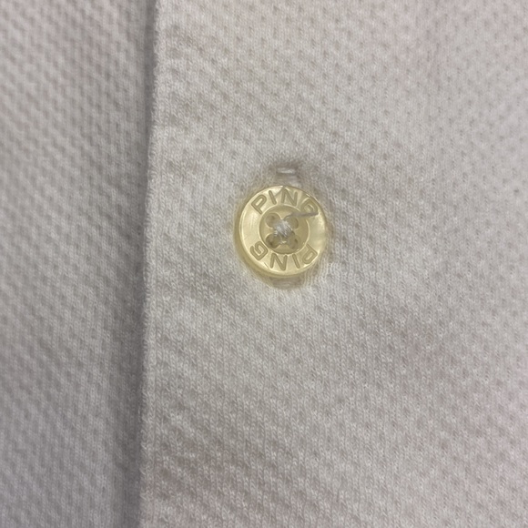 PING Big & Tall 4 button white s/s cotton men’s polo shirt vintage 2X 🌞 - Picture 10 of 13